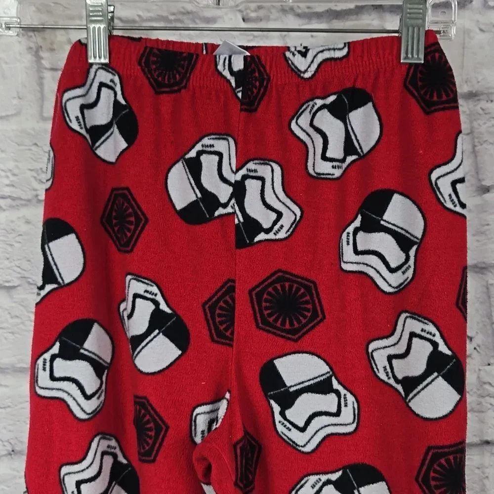 Star Wars Stormtrooper Boys Fleece Pajama Sleep Set 2 Piece Sleepwear Size 10
